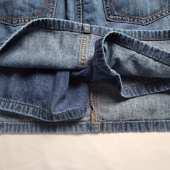 Y2K Lee Denim Embroidered Skort Women's Size 14M - Picture 6 of 9